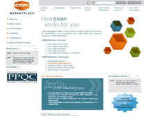 Tablet Screenshot of cmmimarketplace.com